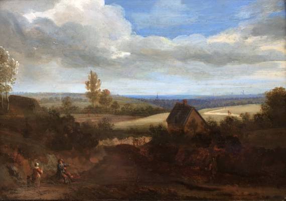 Landscape with Cottage and Distant View