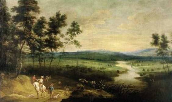 Landscape with Hunters 