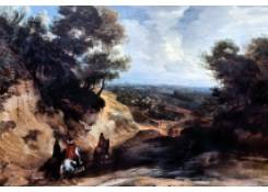 paintings CB:899 Landscape with Sunken Road and Horsemen