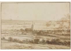 Work 979: Panoramic Landscape with a Church