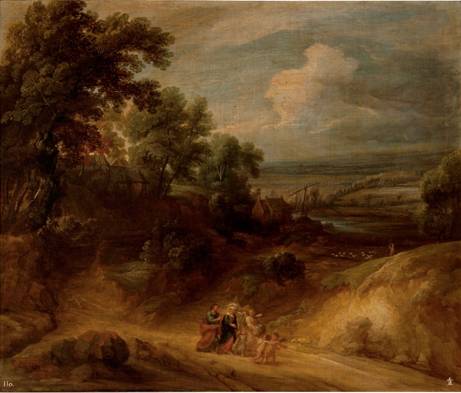 Landscape with the Holy Family