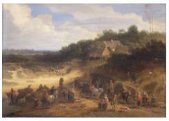 Work 295: Dune Landscape with Peasants Departing for the Market