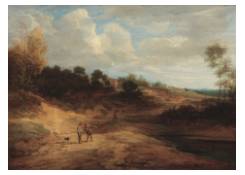 Extensive Dune Landscape with Travellers
