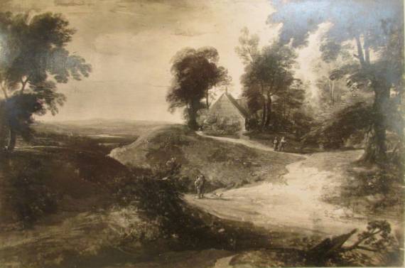 Landscape with a House on a Hill