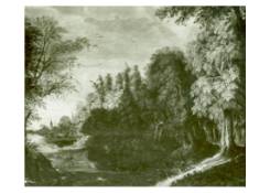 Forest Landscape with River