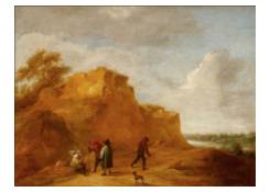 Work 974: Sand Cliff and Figures
