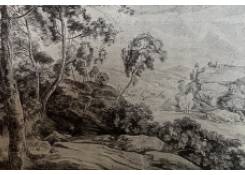 Landscape with a View from a Wooded Slope Across the Valley