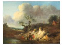 Work 1103: Landscape with Farmers