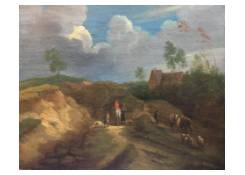 Work 968: Hilly Landscape with Figures