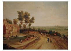 paintings CB:73 Landscape with dancing Peasants