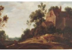 Work 692: Wooded Landscape with High Edifice