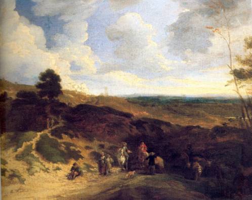 Sandy Landscape with Horsemen