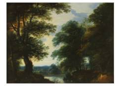 A River in a Wooded Landscape