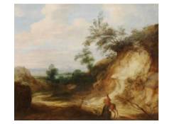 Work 306: Landscape with a Horseman in a Red Jacket