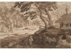 Work 1051: Landscape with a Seated Man